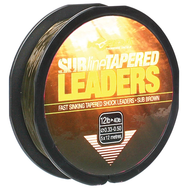 Korda Subline Tapered Leaders 3 Korda Subline Tapered Leaders