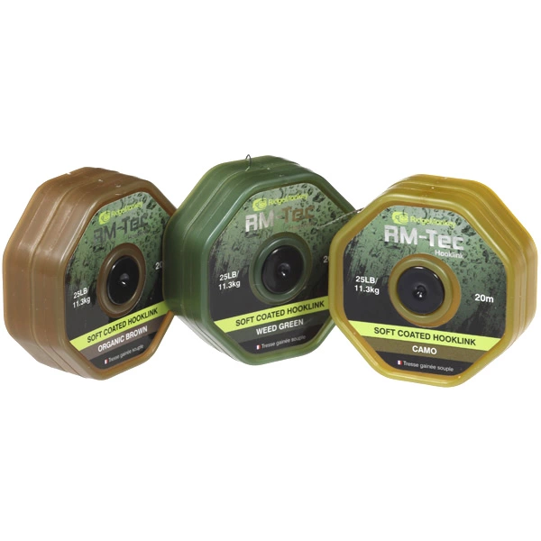 RidgeMonkey RM-Tec Soft Coated Hooklink 20m 3 RidgeMonkey RM-Tec Soft Coated Hooklink 20m