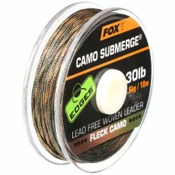 Fox Edges Submerge Camo Lead Free Leader 10m – 30lb