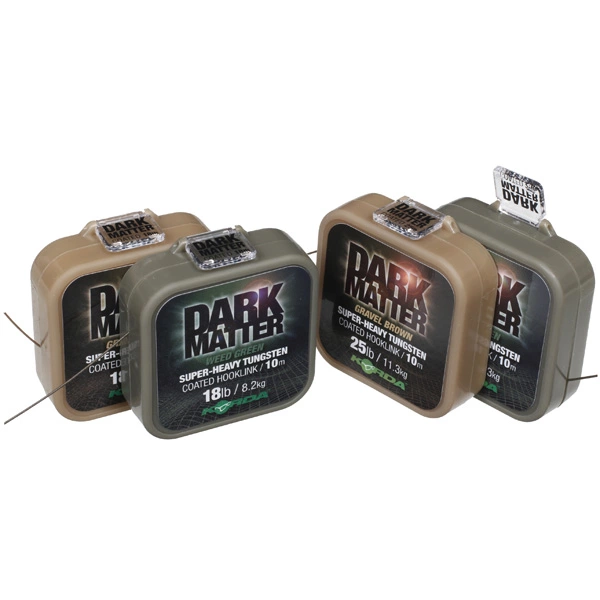 Korda Dark Matter Super Heavy Tungsten Coated Hooklink 10m 3 Korda Dark Matter Super Heavy Tungsten Coated Hooklink 10m