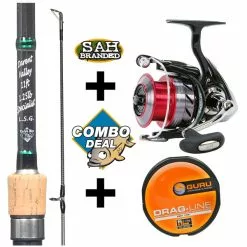 Combo Deal – TB Darent Valley 11ft (1.25lb) Specialist Rod Kit – Low Set Guides – Ninja