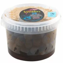 Catfish Pro Squidders Pre Drilled Glugged 28mm Halibut Pellets 1.5kg Bucket