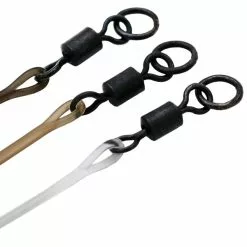 Korda Dark Matter Ring Swivel Leader – 30lb – 30cm Or 50cm