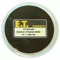 E.T. Products Titanium Single Strand Wire 15ft
