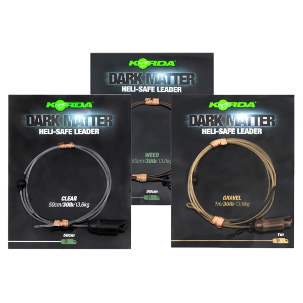 Korda Dark Matter Heli Safe Leader 30lb 3 Korda Dark Matter Heli Safe Leader 30lb