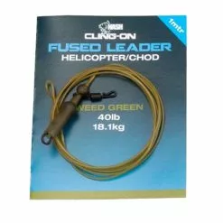 Nash Cling-On Fused Helicopter/Chod Leader – 1m