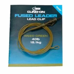 Nash Cling-On Fused Lead Clip Leader – 1m