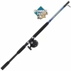 Combo Deal – Shakespeare Firebird 7ft 20-30lb LH Boat Rod And Reel Kit